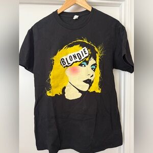 Black Blondie Graphic T-Shirt, size medium. 100% cotton.